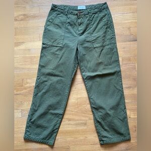 American Vintage Forest Green Cargo Pants